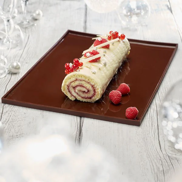 Flexi’plaque de pâtisserie à rebords en silicone 36,5 cm Mathon - Image 5