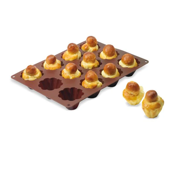 Flexi' Plaque silicone 12 petites brioches Mathon - Image 2