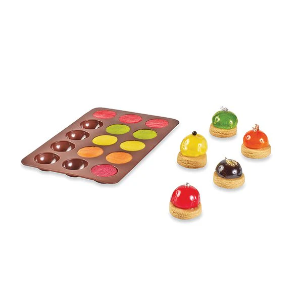 Flexi'plaque silicone 15 mini demi-sphères 3 cm Mathon - Image 2