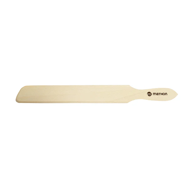 Kit crêpes spatule et râteau en bois blanc Mathon - Image 3