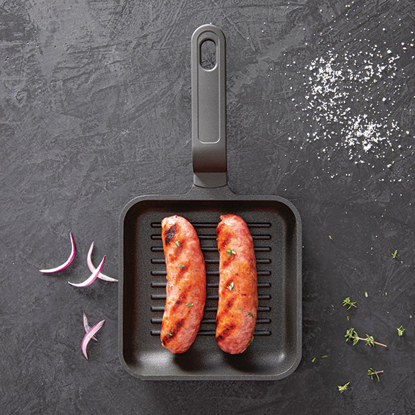 Mini grill antiadhérent en fonte d'aluminium 14 cm Mathon - Image 4