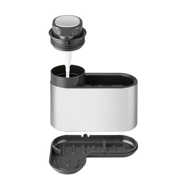 Organisateur d'évier en inox avec distributeur de savon Mathon - Image 4