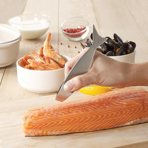 Pince Ă arĂȘtes inox forme poisson Mathon