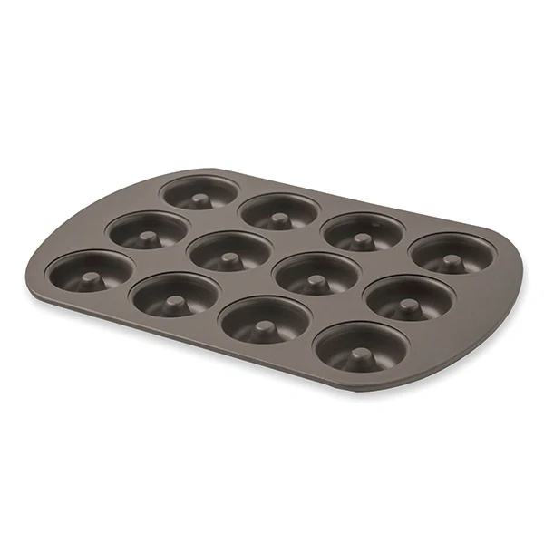 Plaque 12 mini savarins en acier revêtu 26,5 cm Mathon - Image 2