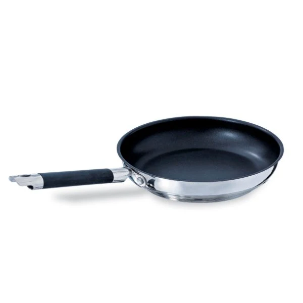 PoĂȘle antiadhĂ©sive inox Rapid Cook 24 cm Mathon