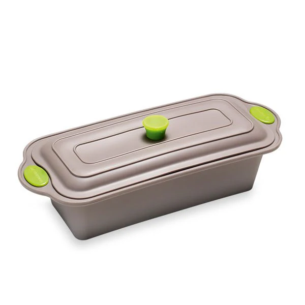 Rigiflex Terrine en silicone structure acier avec couvercle 2 en 1 24 cm Mathon - Image 3