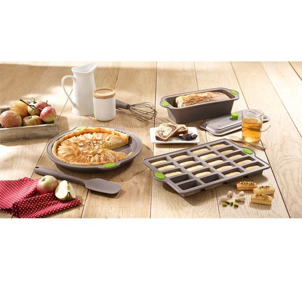 Rigiflex Terrine en silicone structure acier avec couvercle 2 en 1 24 cm Mathon - Image 6