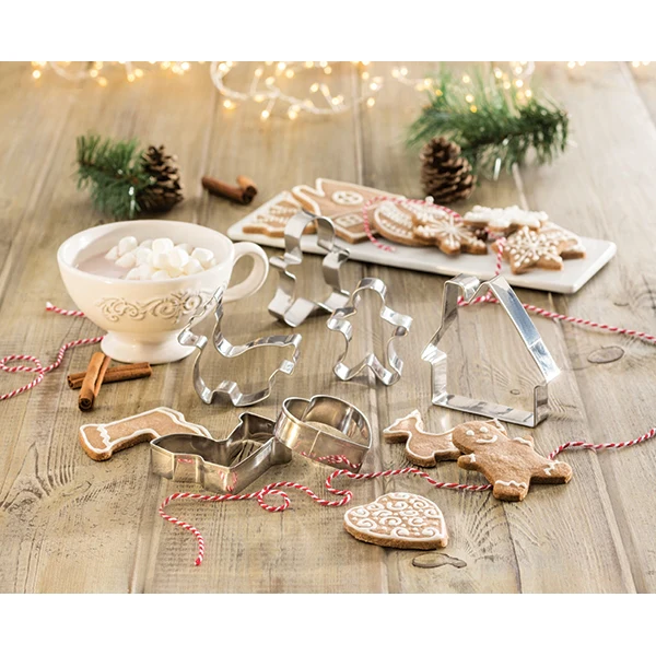 Set de 20 emporte-pièces de noël en inox Mathon - Image 4