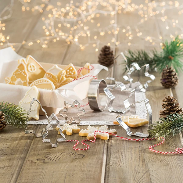 Set de 20 emporte-pièces de noël en inox Mathon - Image 5
