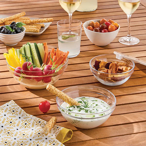 Set de 3 saladiers en verre avec couvercle Mathon - Image 5