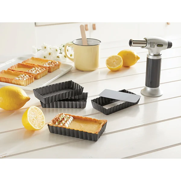 Set de 4 moules Ă tartelettes avec fonds amovibles Mathon - Image 5
