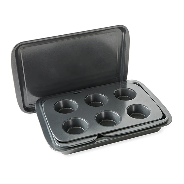 Set de 5 moules à gâteau empilables en acier antiadhérent Mathon - Image 3