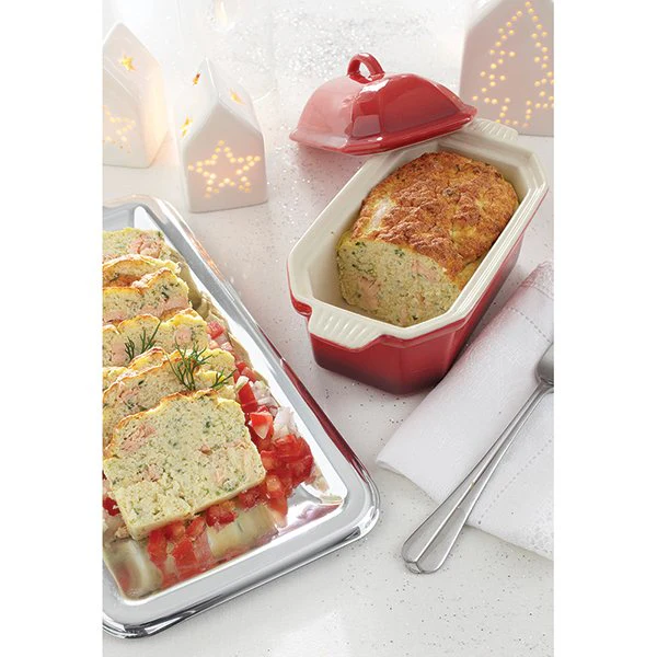 Terrine en céramique émaillée 20,5 cm rouge - Image 9