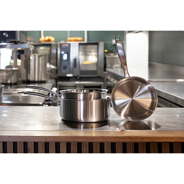 Casserole inox Triply 18 cm Menastyl - Image 2