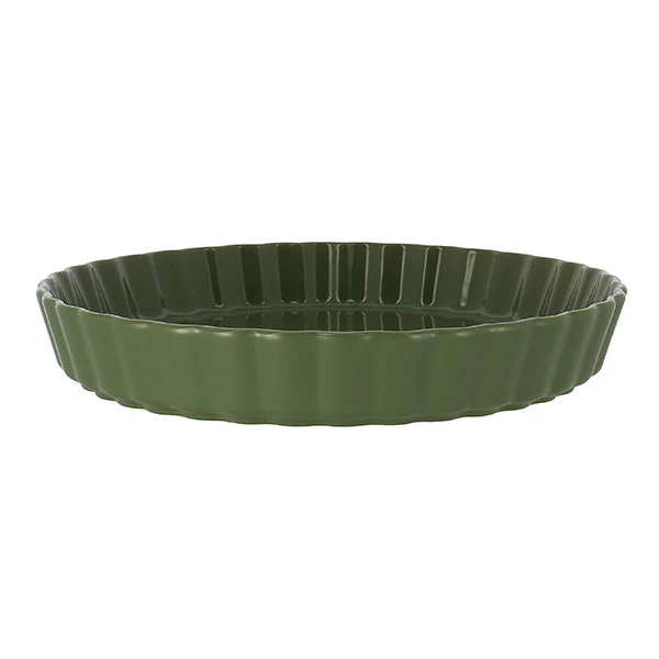 Moule à tarte Octave en grès vert 29 cm Menastyl