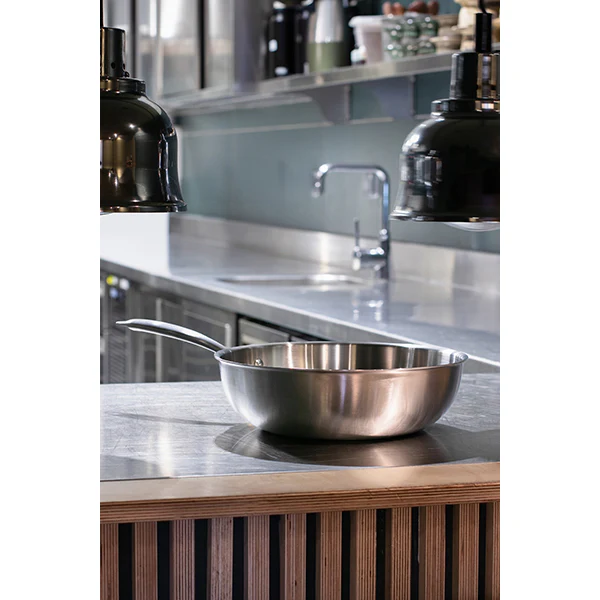 Wok tout inox Triply 28 cm Menastyl - Image 2