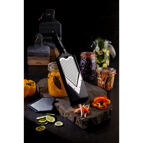 Mandoline en V réglable avec lame à julienne Microplane - Image 4