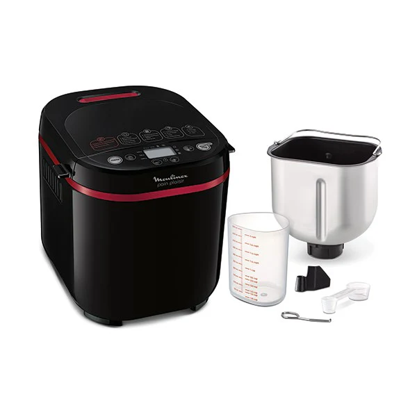 Machine Ă pain 720 W 17 programmes coloris noir et pourpre OW220830 Moulinex - Image 4