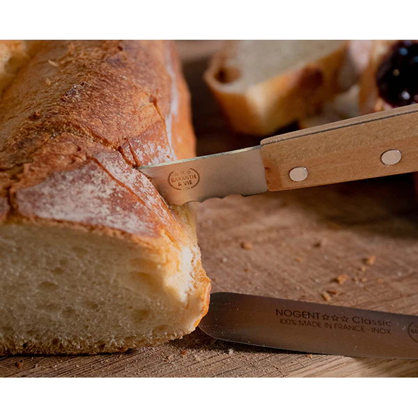 Petit couteau Ă pain Classic 11 cm Bois de hĂȘtre Nogent - Image 3