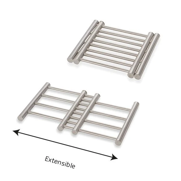 Dessous de plat extensible en inox 22,5 cm Ă 37 cm Mathon