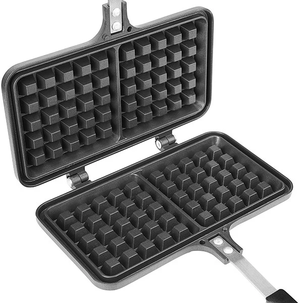 Gaufrier double en fonte d'aluminium 34 cm - Image 2