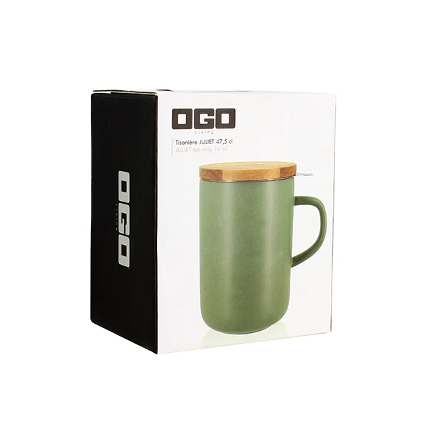Tisanière mug Juliet en grès amande 475 ml Ogo - Image 5
