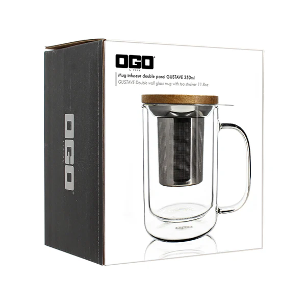 Tisanière verre double paroi Gustave 350 ml OGO Ogo - Image 6