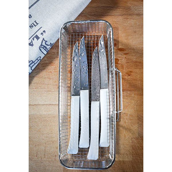 Coffret 4 couteaux de table lame micro-dentée 11 cm Bon Appétit Plus nuage Opinel - Image 3