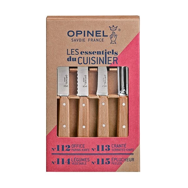 Coffret 4 couteaux Essentiels HĂȘtre Opinel - Image 2
