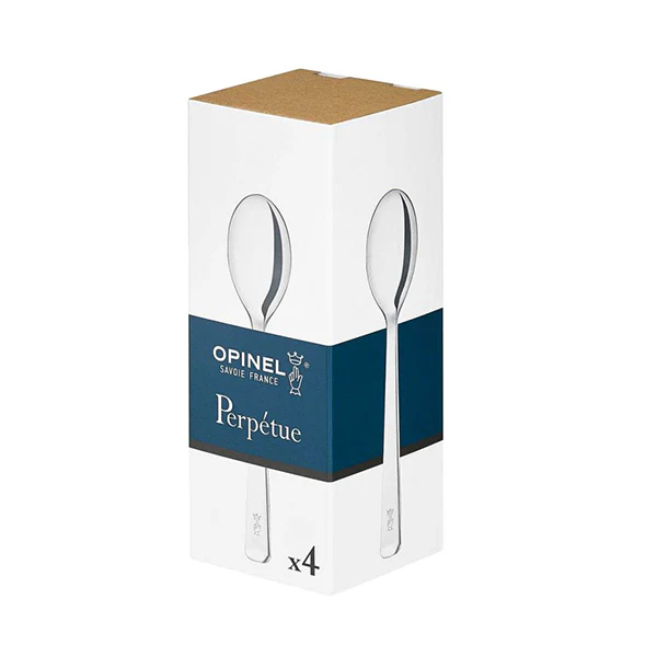 Coffret de 4 petites cuillères Perpétue inox Opinel - Image 4