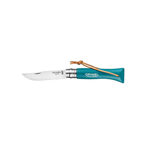 Couteau pliant N°06 baroudeur Turquoise 7 cm Opinel