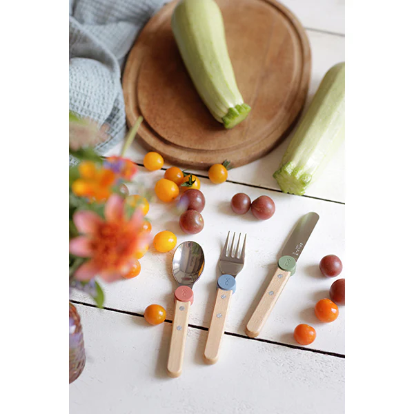Set de 3 couverts pour enfant Le petit Gourmet Panaché Opinel - Image 2