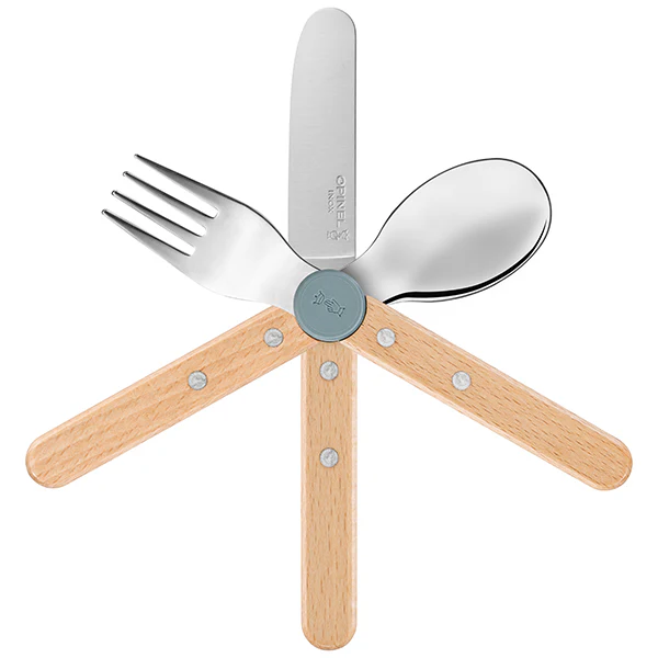 Set de 3 couverts pour enfant Le petit Gourmet Panaché Opinel - Image 5