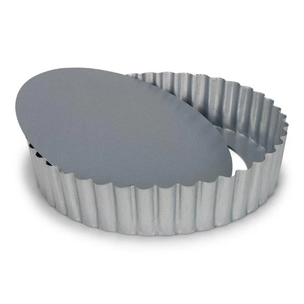 Moule Ă tarte fond amovible acier revĂȘtu 20 cm Patisse