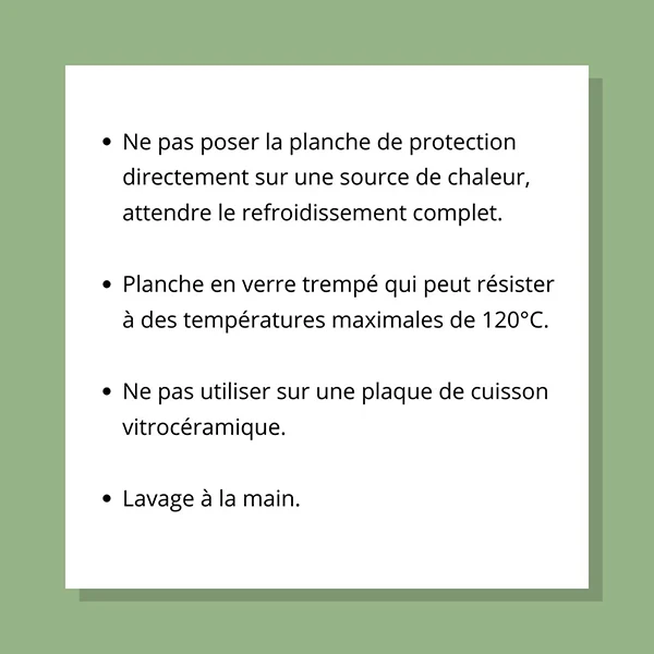 Planche en verre multifonctions 40 x 30 cm Pebbly - Image 2