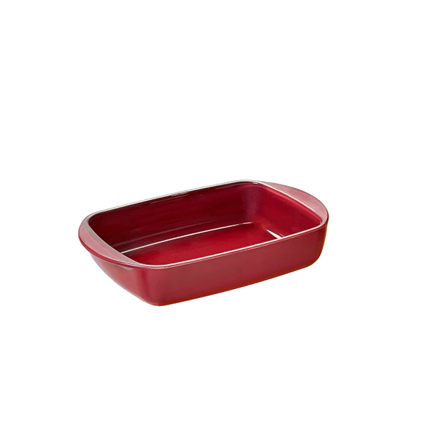 Plat Ă four rectangulaire en verre borosilicate avec couvercle Grenat 0,8 L Pebbly - Image 3