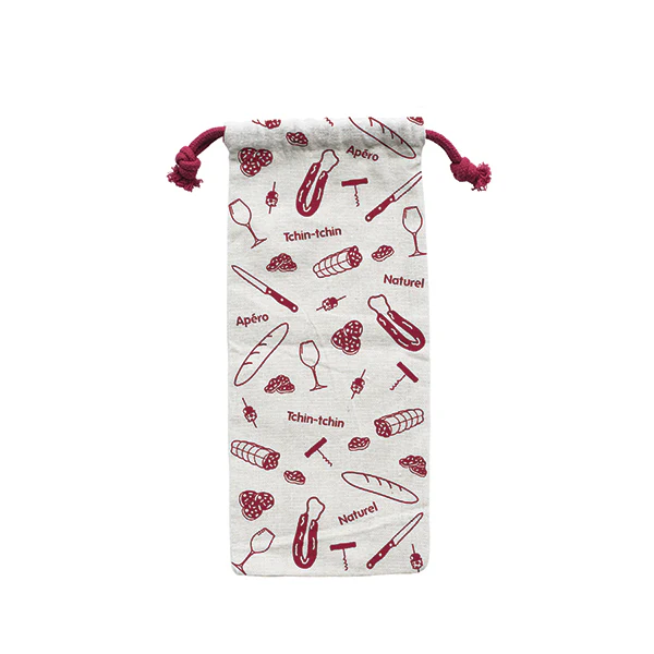 Set apéritif planche, couteau et sac Pebbly - Image 5