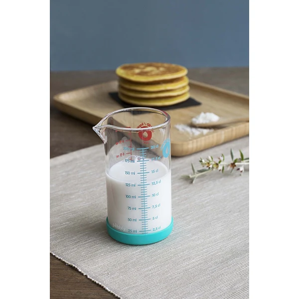 Verre doseur en verre avec silicone 200 ml Pebbly - Image 3