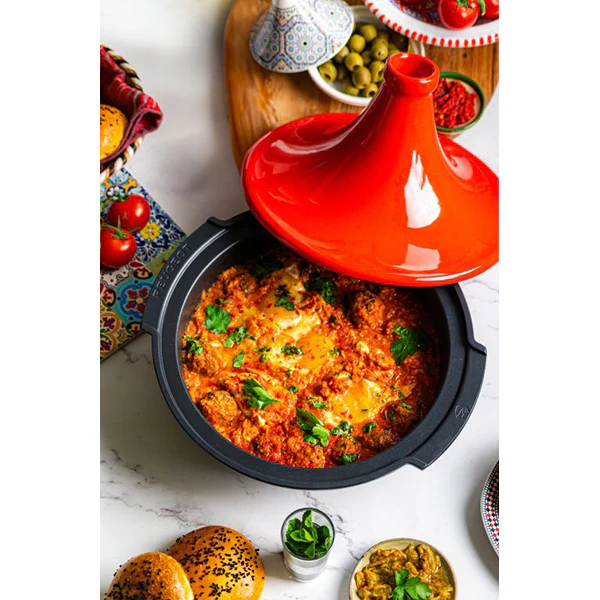 Plat Ă tajine Atlas 30 cm rouge Peugeot - Image 3