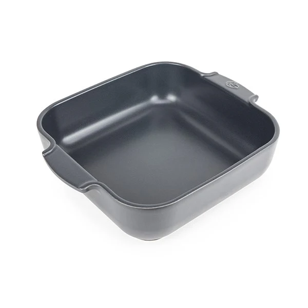 Plat à four céramique Appolia carré ardoise 28 cm Peugeot