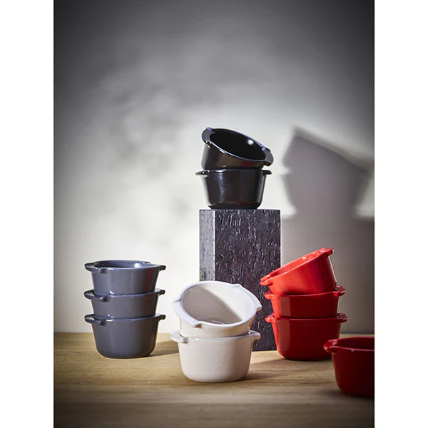 Set de 2 ramequins en céramique 11 cm Appolia ardoise Peugeot - Image 3