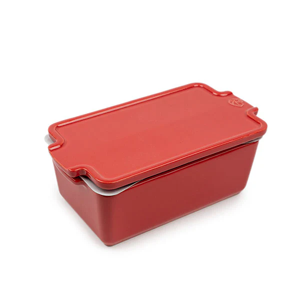Terrine en céramique et presse 20 cm Appolia rouge Peugeot - Image 3