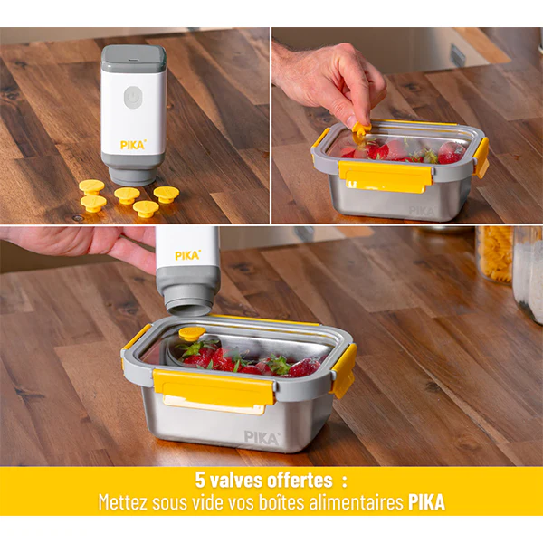 Pompe électrique de mise sous vide et 5 valves  Pika - Image 5