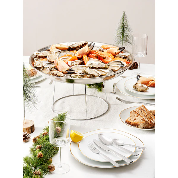 Plateau fruits de mer 43 cm inox Pradel Excellence - Image 2