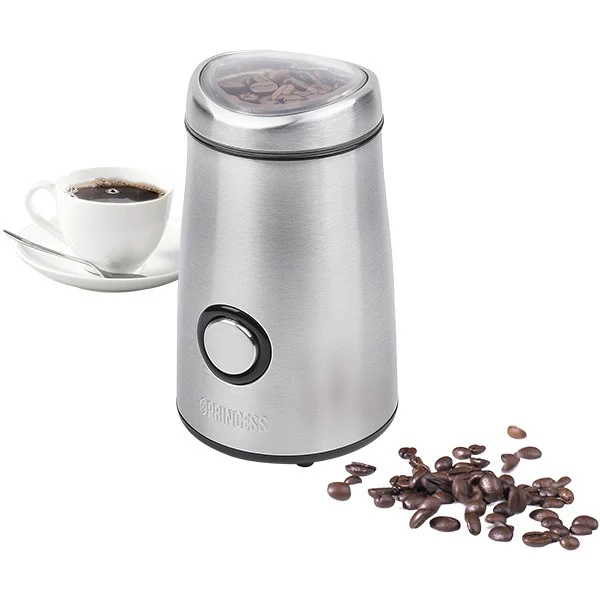 Moulin à Café électrique inox 150 W 01.242196.01.001 Princess