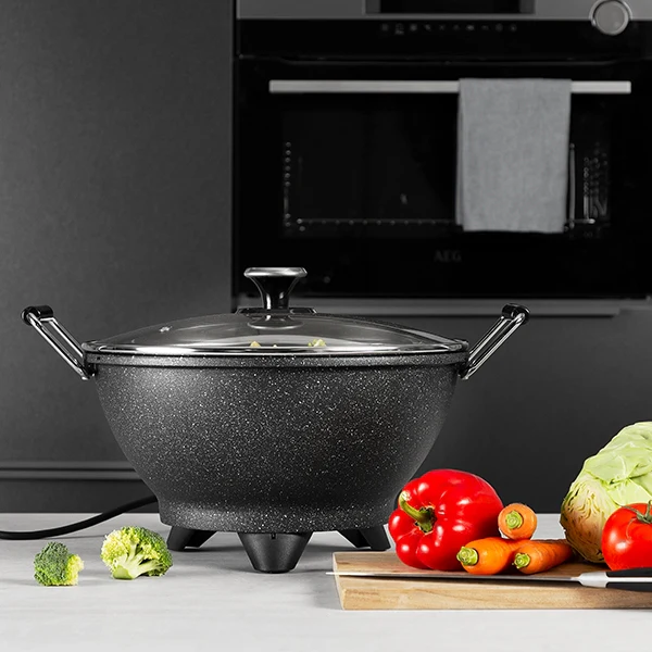 Wok électrique 7 L 1400 W 01.162389.01.001 Princess - Image 3