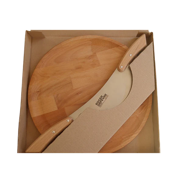 Coffret couteau Pizza Rocket et planche Ă pizza 33 cm Roger OrfĂšvre