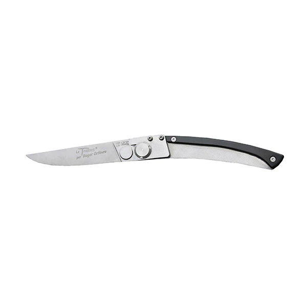 Couteau de poche pliable « Le Thiers k-lock » 11 cm Noir Roger Orfèvre