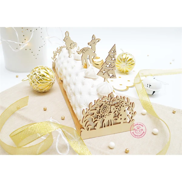 2 embouts pour bĂ»che ForĂȘt enchantĂ©e Scrapcooking - Image 3