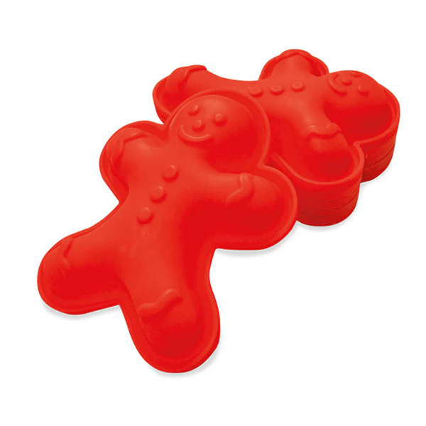6 moules en silicone Bonhomme pain d’épices Scrapcooking